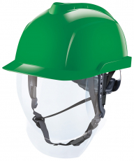 MSA V-Gard 950 Premium Industrie- & Elektrikerhelm mit integriertem Visier, grn