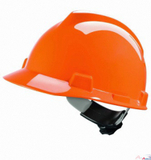 MSA V-Gard Schutzhelm orange /Fas-Trac III